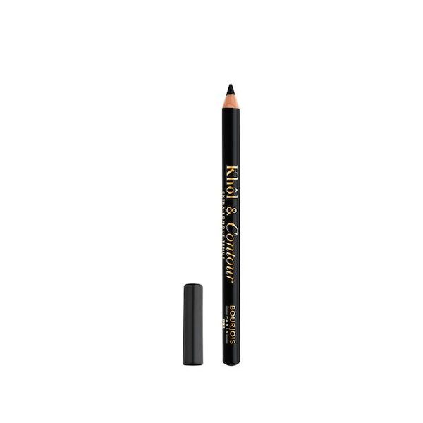 Bourjois khol&contour eye pencil extra-long wear kredka do oczu 002 ultra black 1.2g