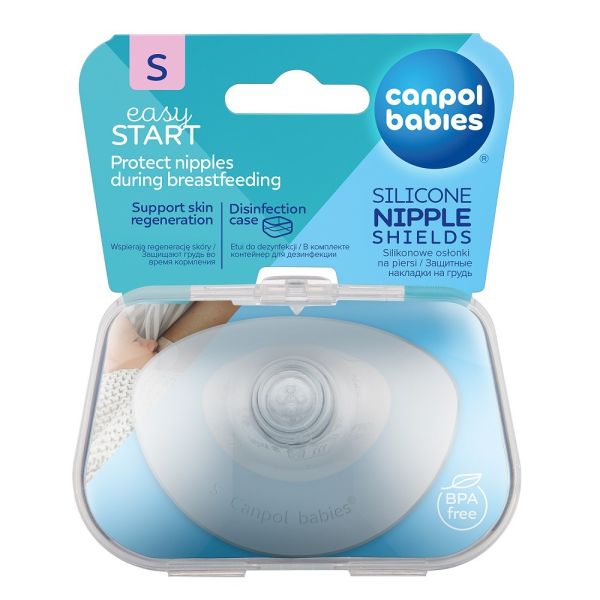 Canpol babies easystart silikonowe osłonki piersi s 2szt