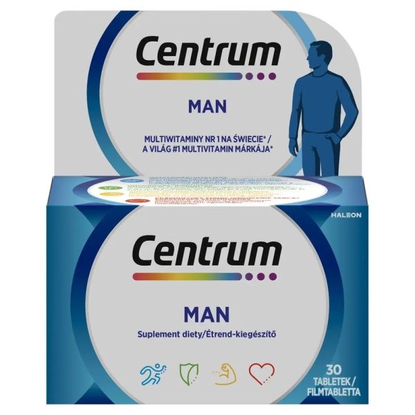 Centrum man multiwitaminy dla mężczyzn suplement diety 30 tabletek