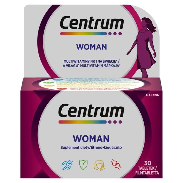 Centrum woman multiwitaminy dla kobiet suplement diety 30 tabletek