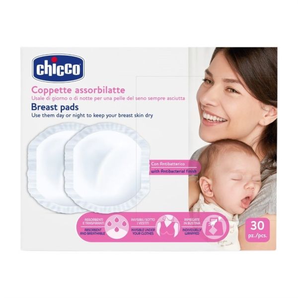 Chicco breast pads wkładki laktacyjne 30szt