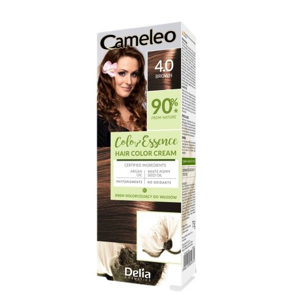 Cameleo color essence krem koloryzujący do włosów 4.0 brown 75g