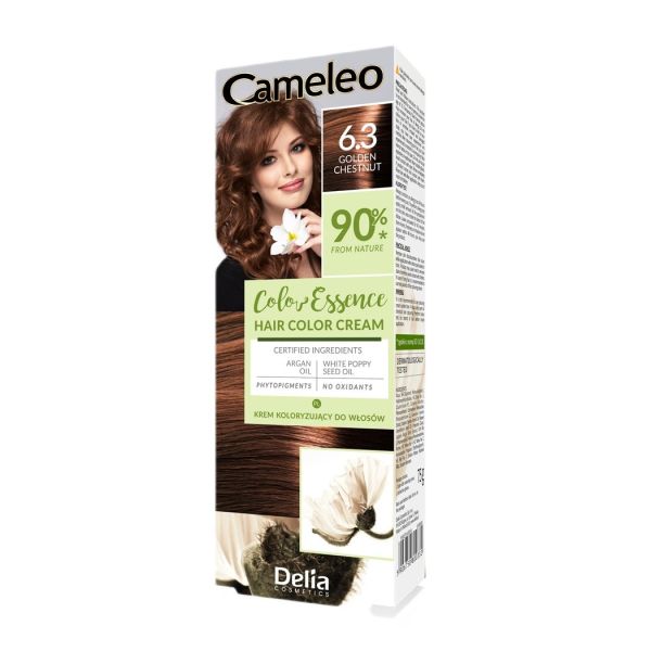 Cameleo color essence krem koloryzujący do włosów 6.3 golden chestnut 75g