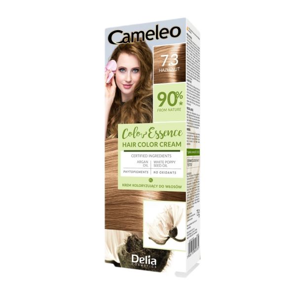 Cameleo color essence krem koloryzujący do włosów 7.3 hazelnut 75g