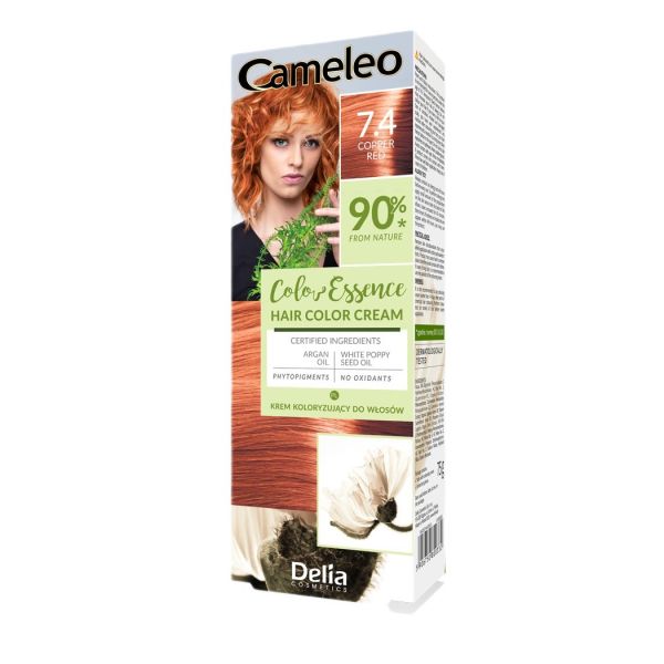 Cameleo color essence krem koloryzujący do włosów 7.4 copper red 75g