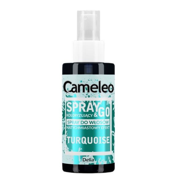 Cameleo spray & go koloryzujący spray do włosów turquoise 150ml