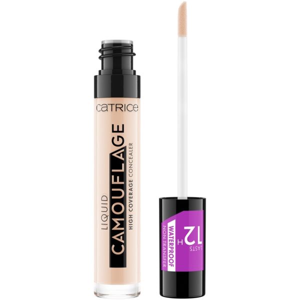 Catrice liquid camouflage high coverage concealer wodoodporny korektor w płynie 001 fair ivory 5ml