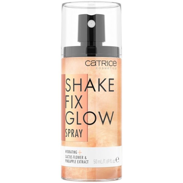 Catrice shake fix glow rozświetlajacy spray utrwalający makijaż 50ml