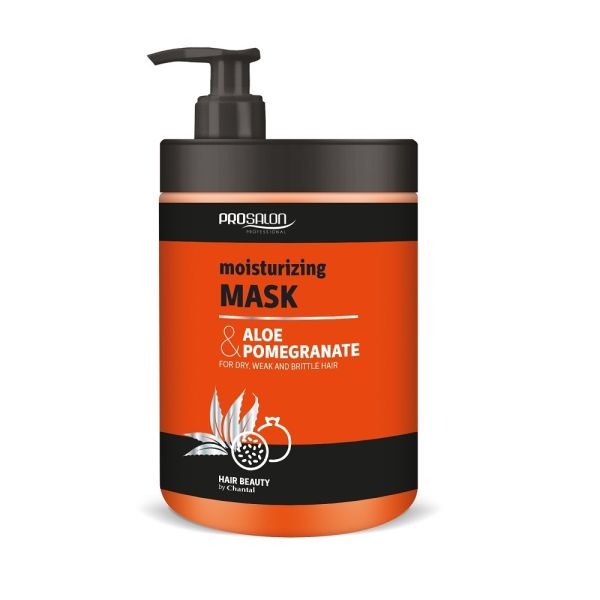 Chantal prosalon moisturizing mask nawilżająca maska do włosów z aloesem i granatem 1000g