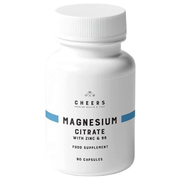 Cheers magnesium citrate suplement diety wspierający układ kostny i nerwowy 90 kapsułek