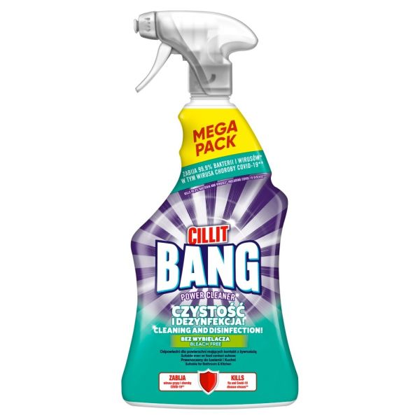 Cillit bang power cleaner produkt do czyszczenia łazienki i kuchni 900ml