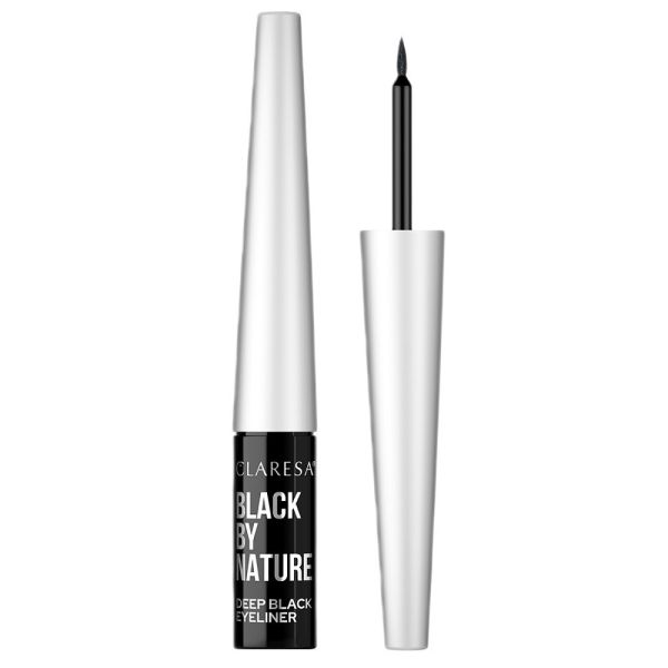 Claresa black by nature superczarny eyeliner w płynie 4g
