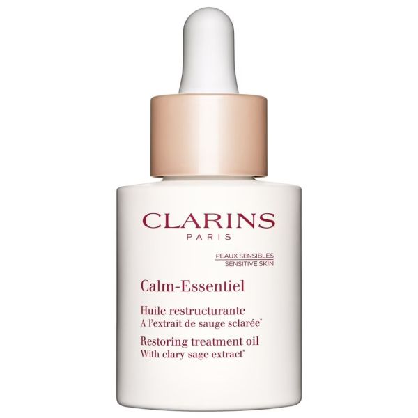 Clarins calm-essentiel restoring treatment oil łagodzący olejek do twarzy 30ml