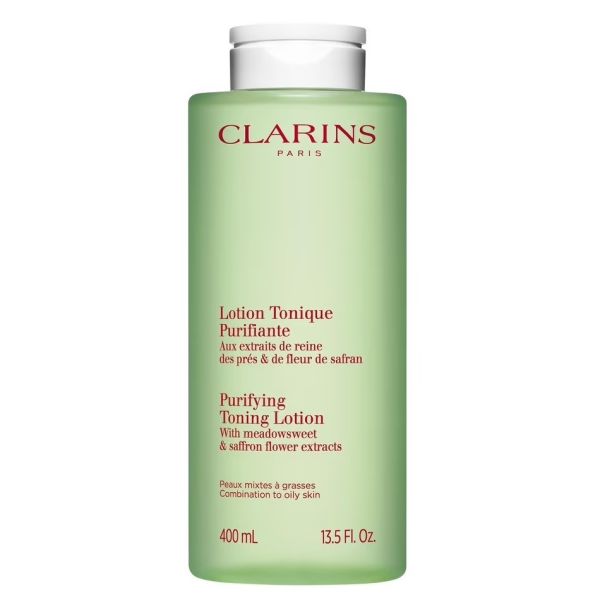 Clarins purifying toning lotion tonik oczyszczający do skóry tłustej i mieszanej 400ml