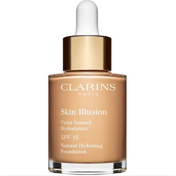 Clarins skin illusion foundation spf15 nawilżający podkład do twarzy 107 beige 30ml