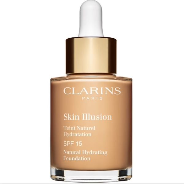 Clarins skin illusion foundation spf15 nawilżający podkład do twarzy 108 sand 30ml