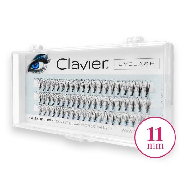 Clavier eyelash kępki rzęs 11mm