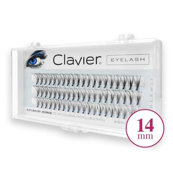 Clavier eyelash kępki rzęs 14mm