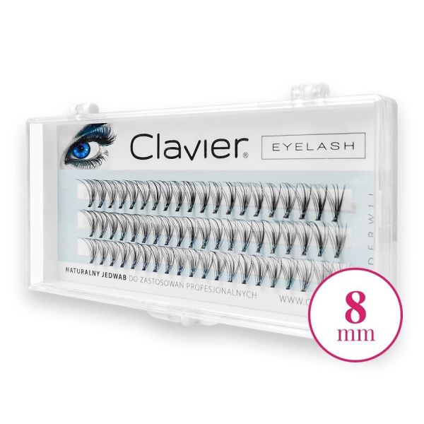 Clavier eyelash kępki rzęs 8mm