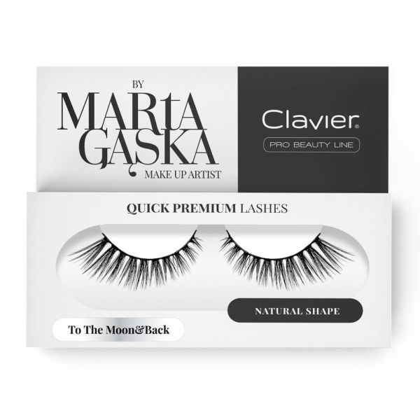 Clavier quick premium lashes rzęsy na pasku to the moon & back 801