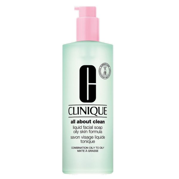 Clinique all about clean™ liquid facial soap oily mydło w płynie do twarzy dla skóry tłustej 400ml