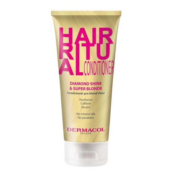 Dermacol hair ritual conditioner odżywka do włosów blond diamond shine & super blonde 200ml