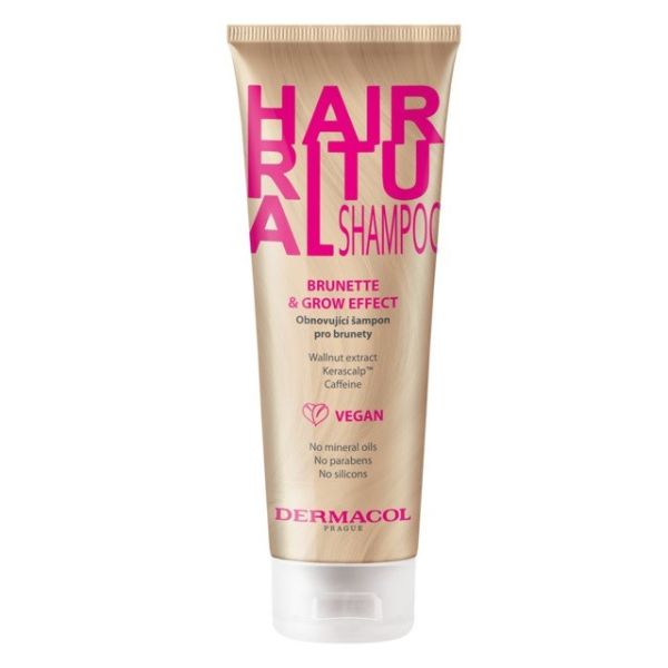 Dermacol hair ritual shampoo szampon włosów brunette & grow effect 250ml