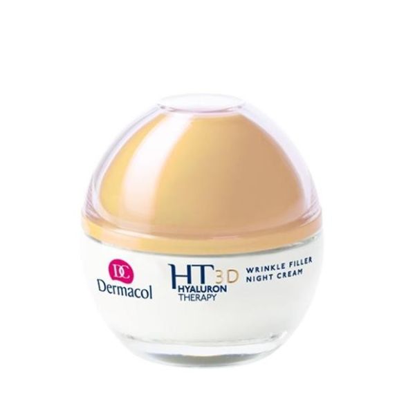 Dermacol hyaluron therapy 3d wrinkle night filler cream krem remodelujący na noc 50ml