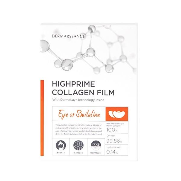 Dermarssance highprime collagen film eye or smileline płatki pod oczy lub bruzdy nosowe 5szt.