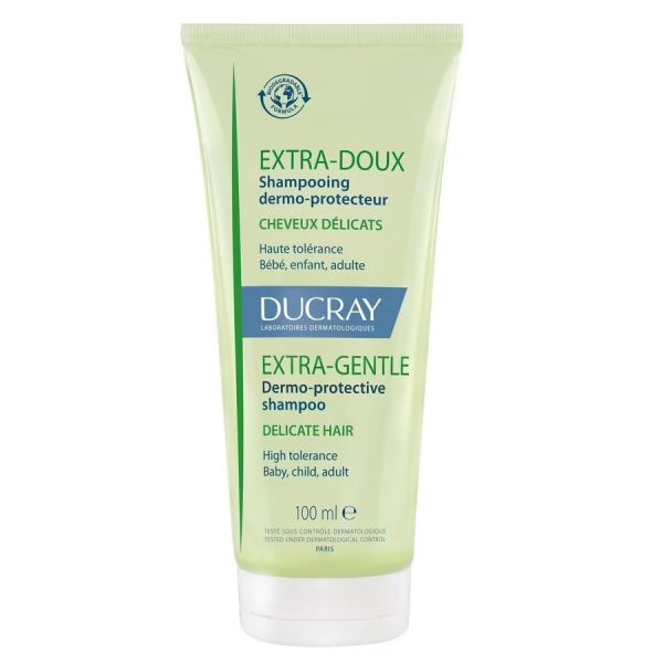 Ducray extra-gentle dermatologiczny szampon ochronny 100ml