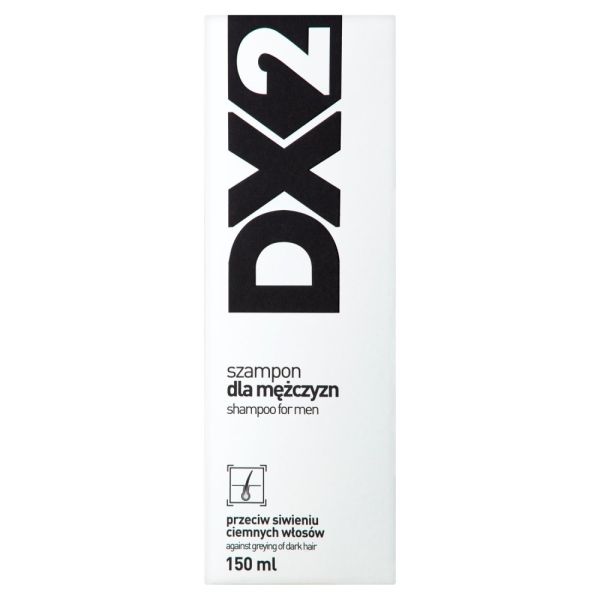 Dx2 szampon dla mężczyzn przeciw siwieniu ciemnych włosów 150ml