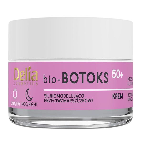 Delia bio-botoks silnie modelująco-przeciwzmarszczkowy krem do twarzy 50+ 50ml