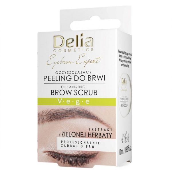 Delia eyebrow expert oczyszczający peeling do brwi 10ml