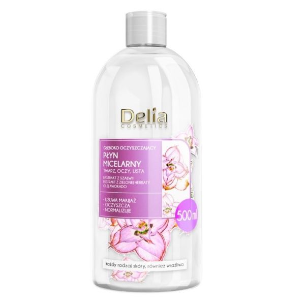 Delia głęboko oczyszczający płyn micelarny 500ml