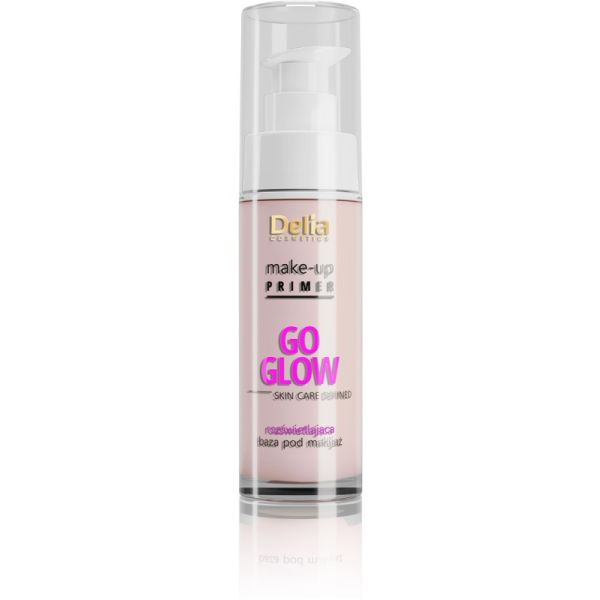 Delia make-up primer go glow skin care defined rozświetlająca baza pod makijaż 30ml