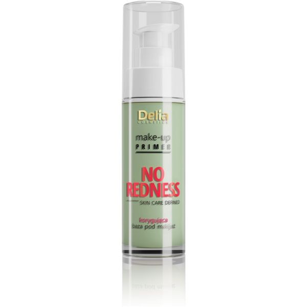 Delia make-up primer no redness skin care defined korygująca baza pod makijaż 30ml