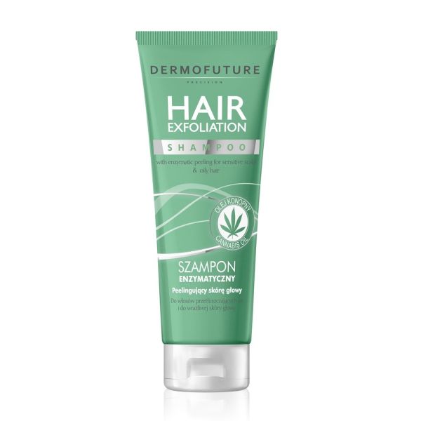 Dermofuture hair exfoliation peelingujący szampon enzymatyczny 200ml