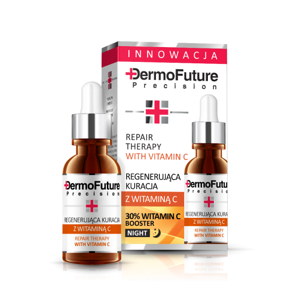 Dermofuture repair therapy with vitamin c regenerująca kuracja do twarzy z witaminą c 20ml