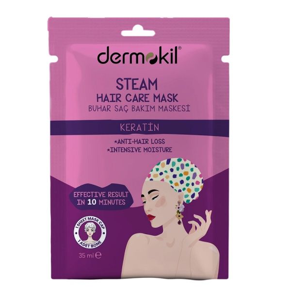 Dermokil keratin steam hair care mask keratynowa maska ​​do pielęgnacji włosów 35ml