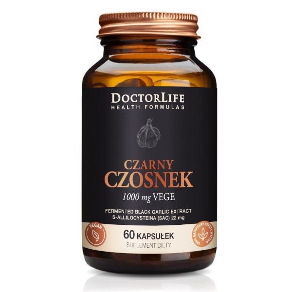 Doctor life czarny czosnek suplement diety 60 kapsułek