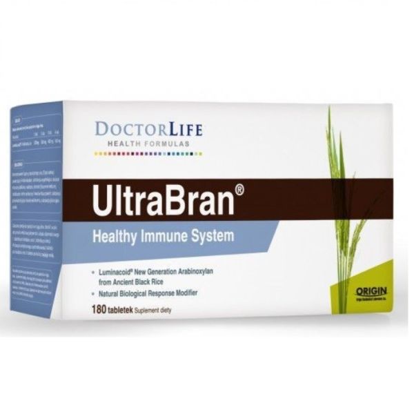 Doctor life ultrabran suplement diety zdrowy układ odpornościowy 180 tabletek