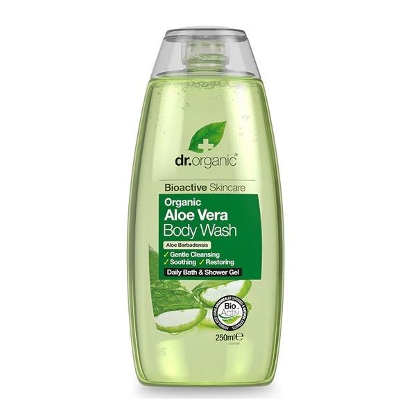 Dr.organic aloe vera body wash płyn do mycia ciała z aloesem 250ml