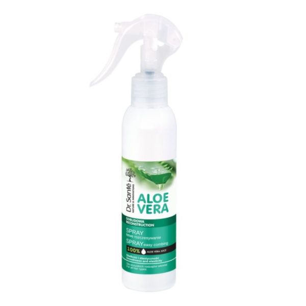 Dr. sante aloe vera spray spray aloesowy ułatwiający rozczesywanie do wszystkich rodzajów włosów olejek ryżowy i kamelia 150ml