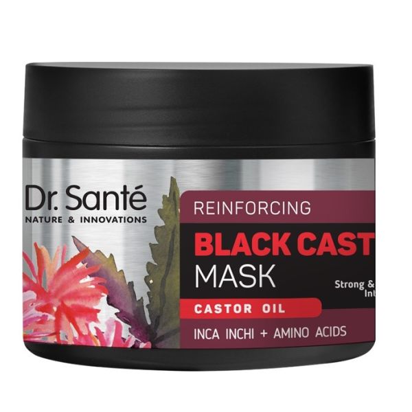 Dr. sante black castor oil mask regenerująca maska do włosów z olejem rycynowym 300ml