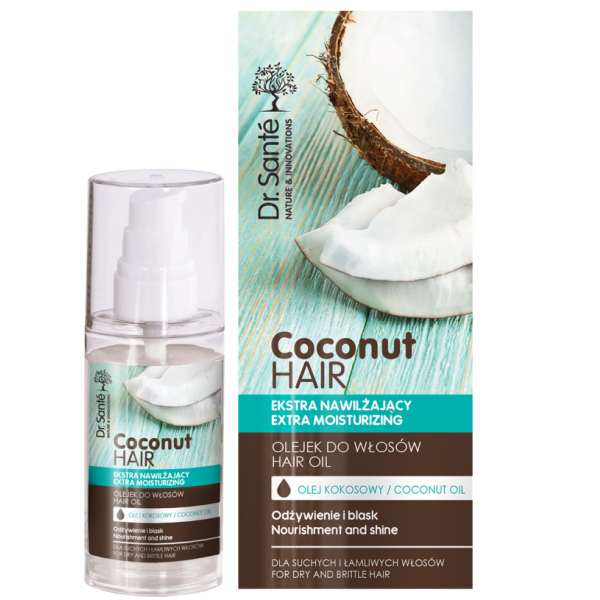 Dr. sante coconut hair oil olejek do włosów suchych i łamliwych 50ml