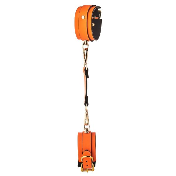 Dream toys radiant handcuff kajdanki świecące w ciemności orange