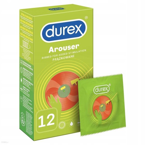 Durex durex prezerwatywy arouser 12 szt prążkowane