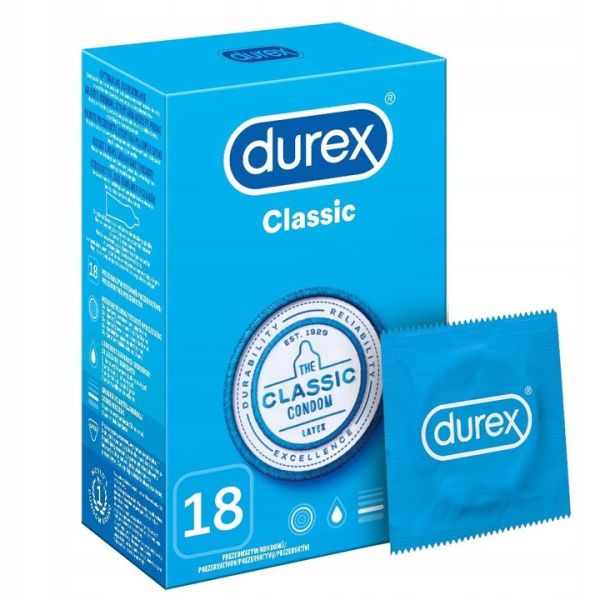 Durex durex prezerwatywy classic klasyczne 18 szt