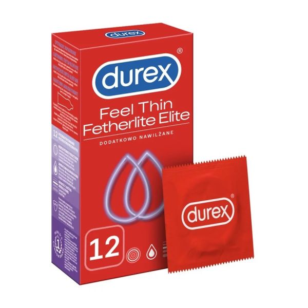 Durex durex prezerwatywy fetherlite elite 12 szt ultracienkie