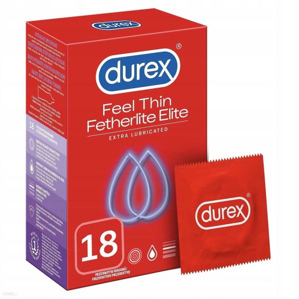 Durex durex prezerwatywy fetherlite elite 18 szt ultracienkie